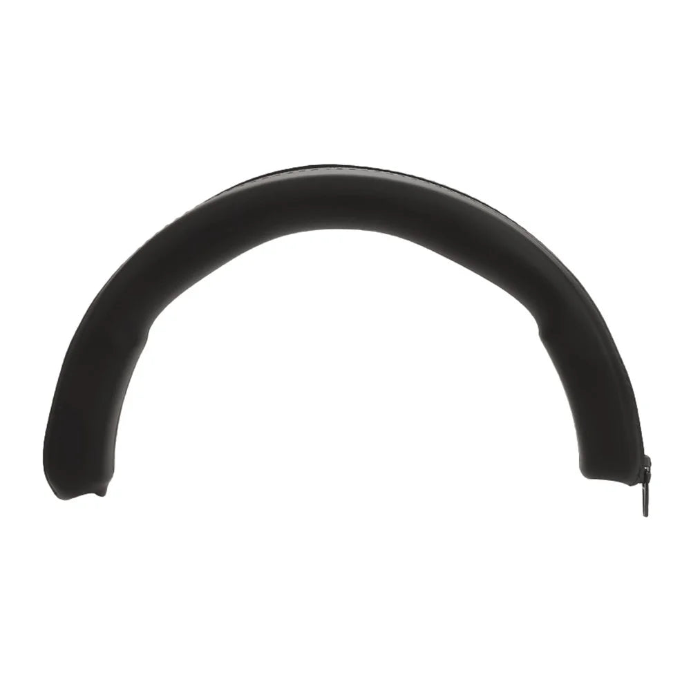 For iKF Mars Headphones Silicone Headband Cover Zipper Design Protective Sleeve - Black - 1