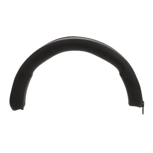 For iKF Mars Headphones Silicone Headband Cover Zipper Design Protective Sleeve - Black - 1