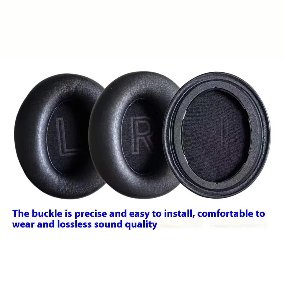 1 Pair Ear Cushions for BERIBES WH305 Noise Reduction Protein Leather Memory Foam Headphone Earpads - 5