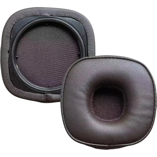 1 Pair For Marshall Major V Headphone Ear Pads Replacement Protein Leather Cushions - Brown - 1
