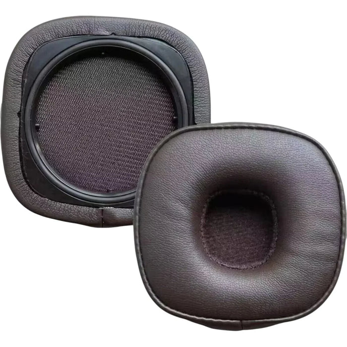 1 Pair For Marshall Major V Headphone Ear Pads Replacement Protein Leather Cushions - Brown - 1