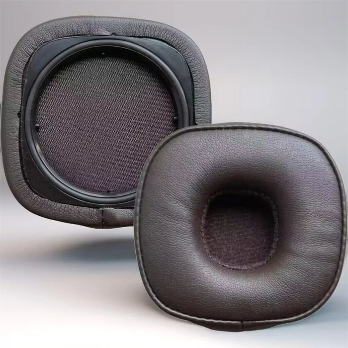 1 Pair For Marshall Major V Headphone Ear Pads Replacement Protein Leather Cushions - Brown - 2