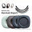 1 Pair For Marshall Major V Headphone Ear Pads Replacement Protein Leather Cushions - Brown - 3