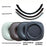 For Marshall Major V Headband Replacement Protein Leather Headphones Repair Kit - Brown - 6
