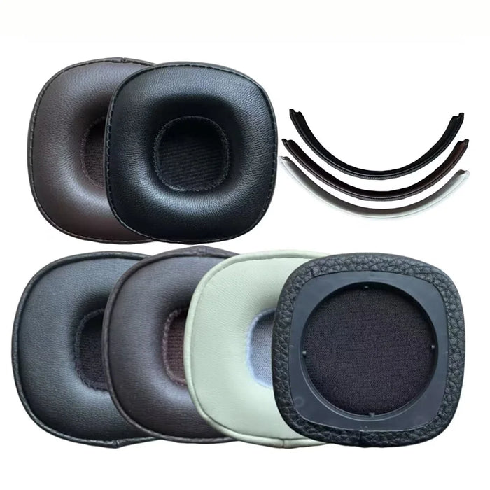 For Marshall Major V Headband Replacement Protein Leather Headphones Repair Kit - Brown - 7