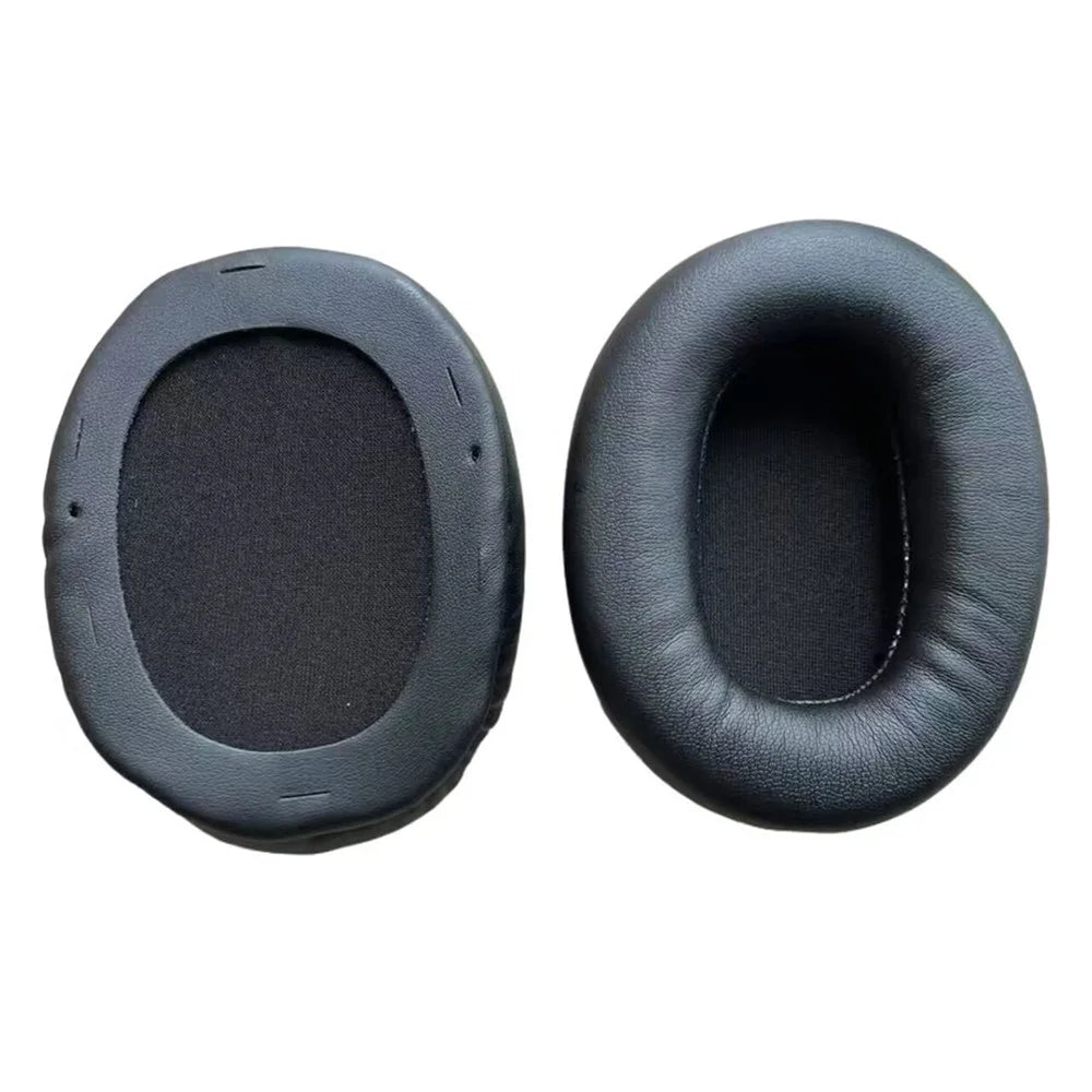1 Pair For Edifier W800BT Free Replacement Earpads Over-Ear Bluetooth-Compatible Headphones Cushions - Black Protein Leather - 1