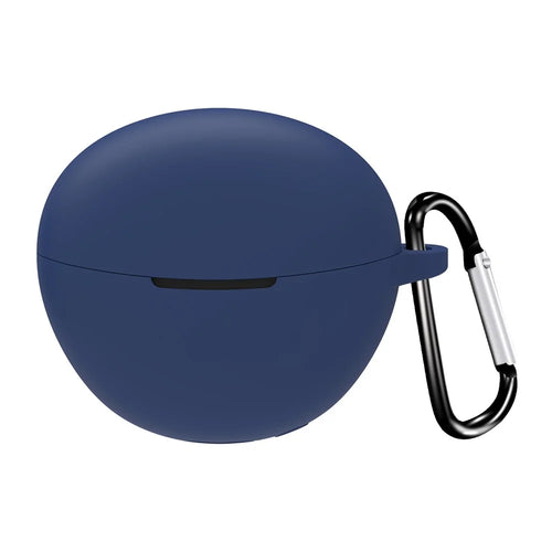 For Honor Choice LCHSE MAK-ME00 Protective Case Bluetooth-Compatible Earphones Silicone Cover with Hook - Dark Blue - 1