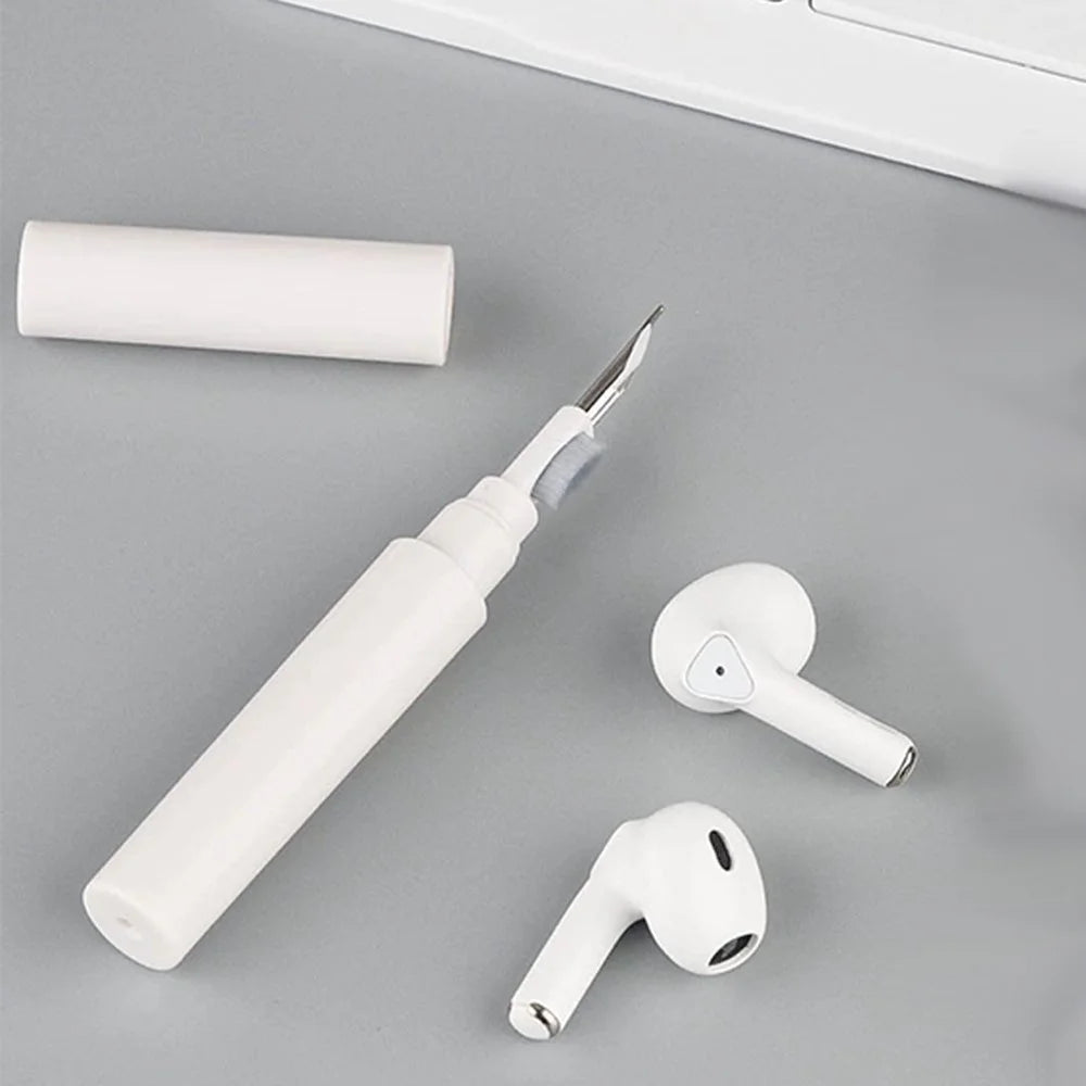 For Apple AirPods Pro Silicone Case Earphone Cover with Cleaning Pen and Hook - Green - 7