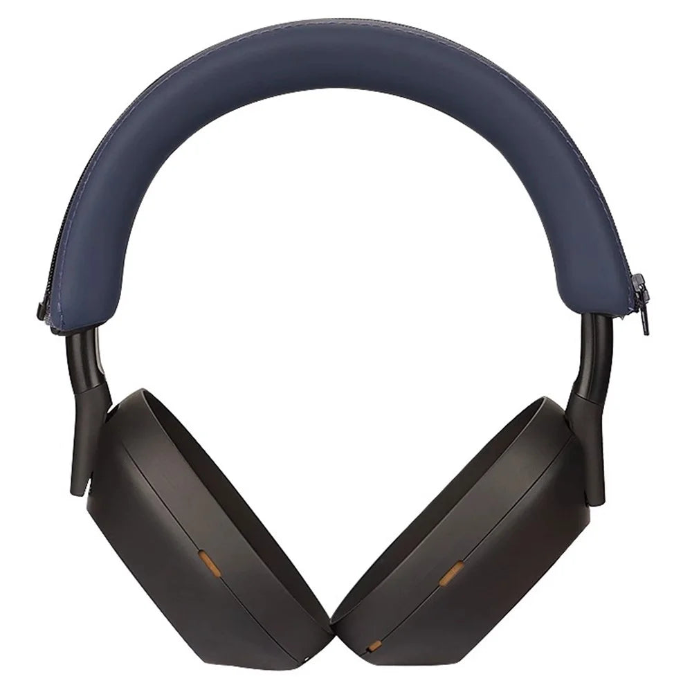 For Sony WH-1000XM6 Headphone Head Beam Cover Soft Silicone Headband Protective Sleeve - Dark Blue - 2