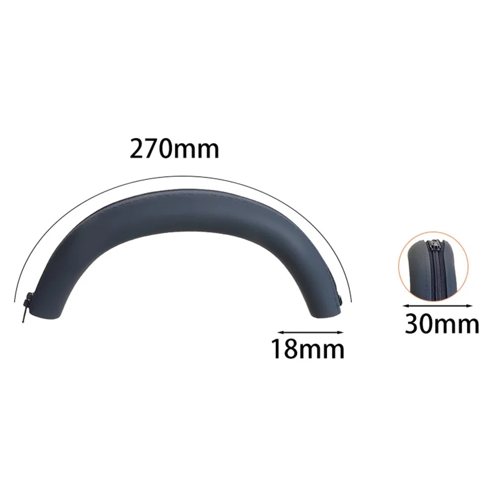 For Sony WH-1000XM6 Headphone Head Beam Cover Soft Silicone Headband Protective Sleeve - Dark Blue - 6