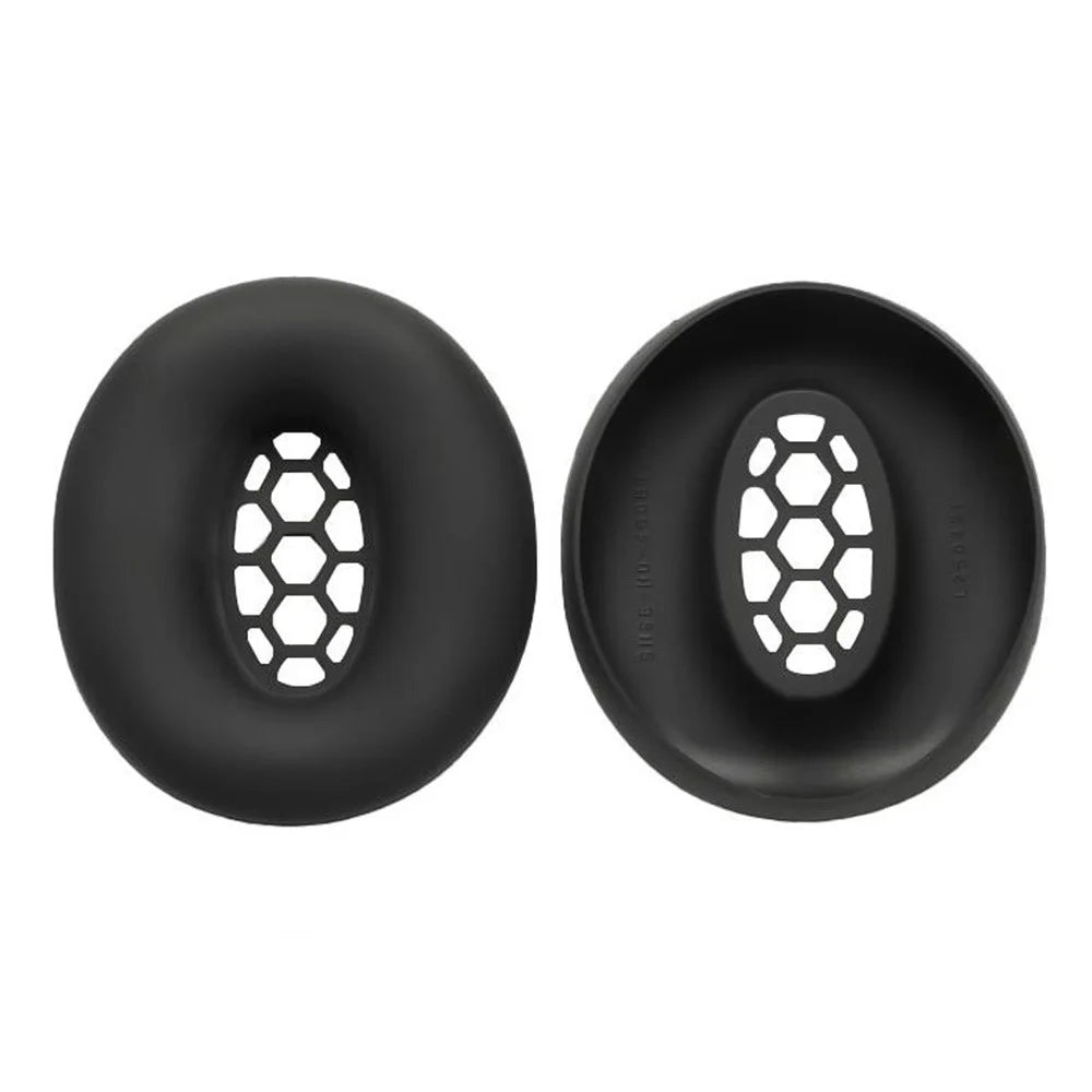 1 Pair Earpad Silicone Case for Sennheiser HD 450BT Headphones Cushion Protective Cover - Black - 1