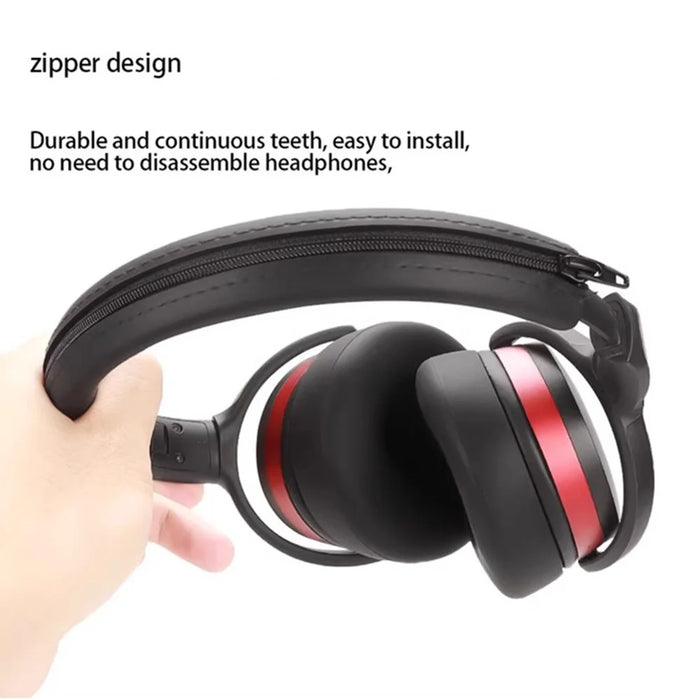 For Sennheiser HD 450BT Headset Beam Cover Headband Silicone Protective Case - Black - 3
