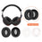 For Sennheiser HD 450BT Headphone Silicone Protective Cover Set with Headband Bead Case - Black - 5