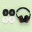 For Sennheiser HD 450BT Headphone Silicone Protective Cover Set with Headband Bead Case - Black - 6