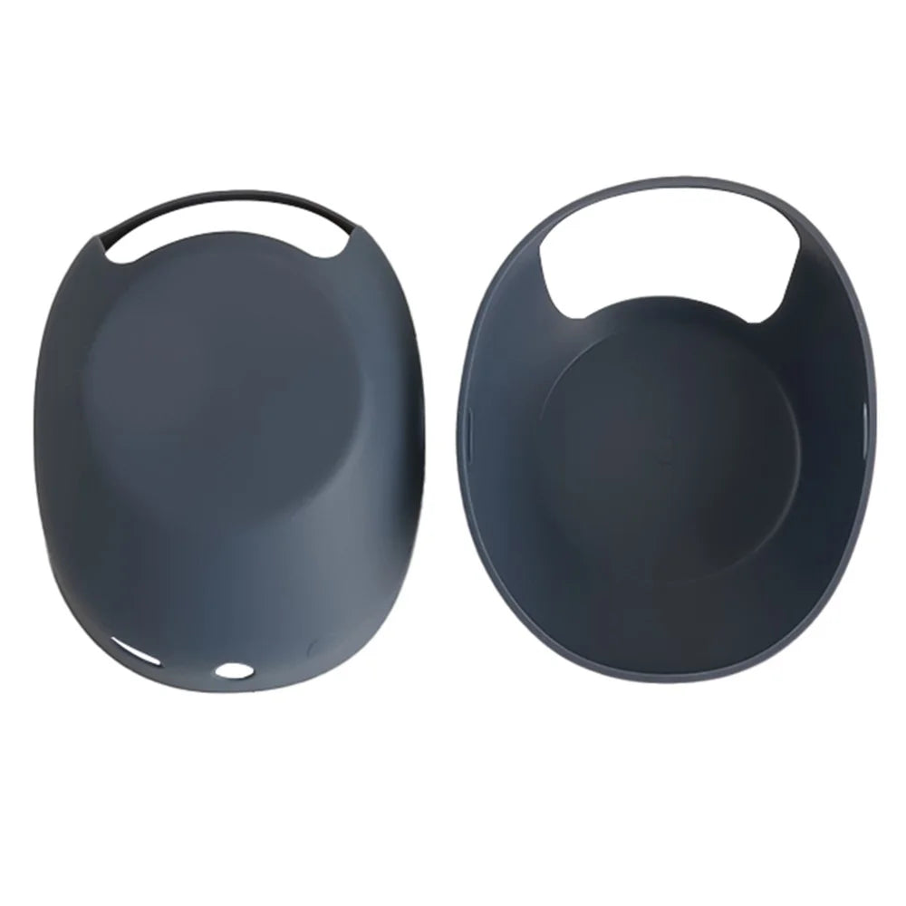 For Sony WH-1000XM6 Headphones Silicone Case Scratch Resistant Waterproof Durable Protective Cover - Dark Blue - 1