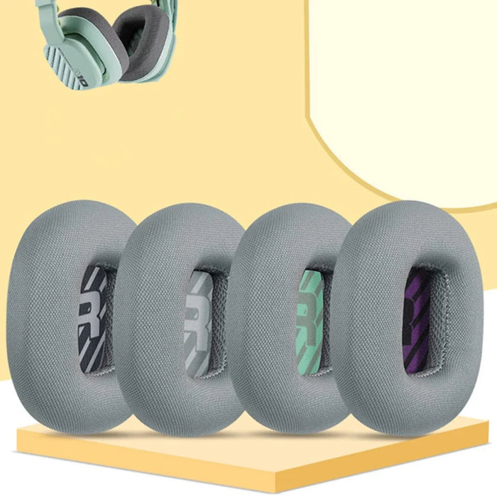 1 Pair for Logitech Astro A10 Gen 2 Headphone Replacement Ear Pads Breathable Mesh Fabric Memory Foam Cushions - Black - 5