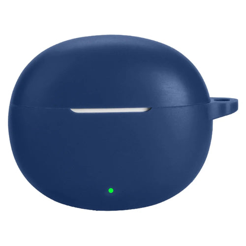 For vivo iQOO TWS Air3 Protective Case Bluetooth-Compatible Earbuds Silicone Cover with Hook - Dark Blue - 1
