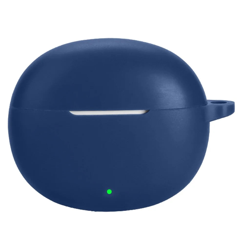 For vivo TWS Air3 Protective Case Bluetooth-Compatible Earbuds Silicone Cover with Hook - Dark Blue - 1