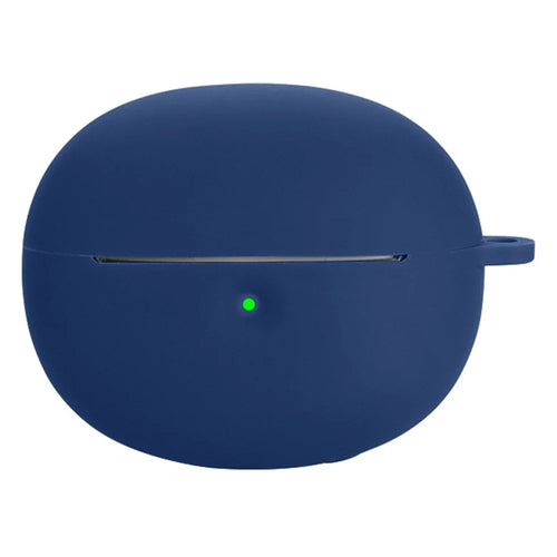 For Baseus Bowie MC1 Pro Protective Case Bluetooth-Compatible Earbuds Silicone Cover with Hook - Dark Blue - 1