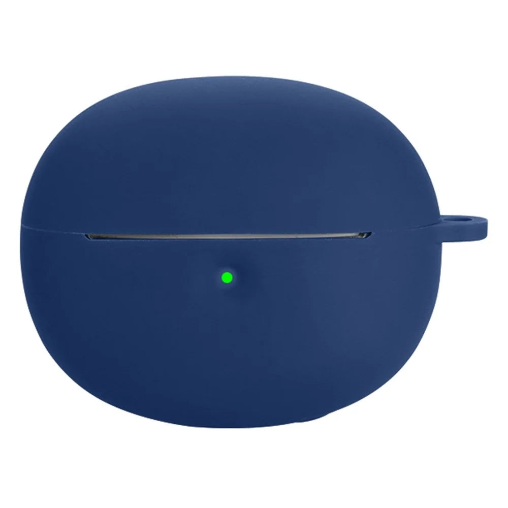 For Baseus Bowie MC1 Pro Protective Case Bluetooth-Compatible Earbuds Silicone Cover with Hook - Dark Blue - 1