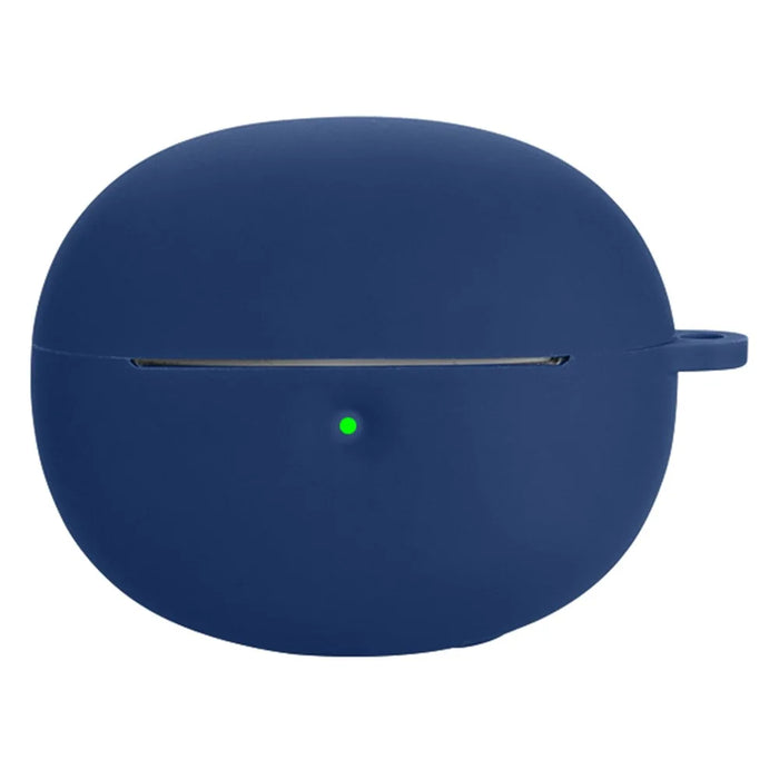For Baseus Bowie MC1 Pro Protective Case Bluetooth-Compatible Earbuds Silicone Cover with Hook - Dark Blue - 1