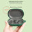 For SoundPEATS Chasers Protective Case Bluetooth-Compatible Earbuds Silicone Cover with Hook - Blackish Green - 2
