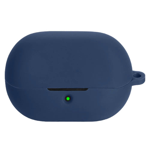 For SoundPEATS H3 Protective Case Bluetooth-Compatible Earbuds Silicone Cover with Hook - Dark Blue - 1