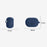 For SoundPEATS H3 Protective Case Bluetooth-Compatible Earbuds Silicone Cover with Hook - Dark Blue - 3