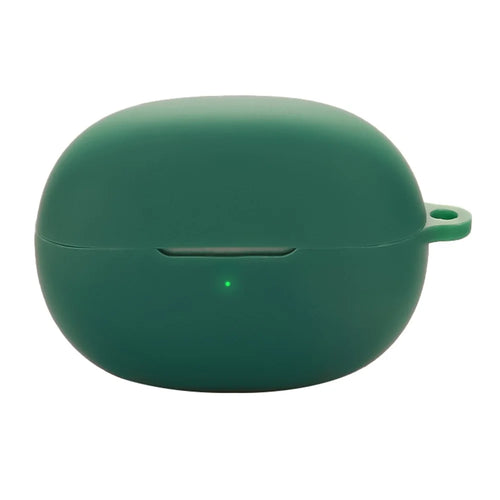 For Earfun Clip Protective Case Bluetooth-Compatible Earbuds Silicone Cover with Hook - Blackish Green - 1