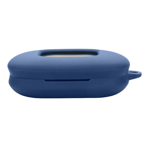 For Cleer ARC 5 Protective Case Bluetooth-Compatible Earbuds Silicone Cover with Hook - Dark Blue - 1
