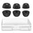 AHASTYLE WG36 3 Pairs Eartips For Samsung Galaxy Buds Pro Silicone Ear Caps Cushion Replacement, Size: S + M + L - Black - 1