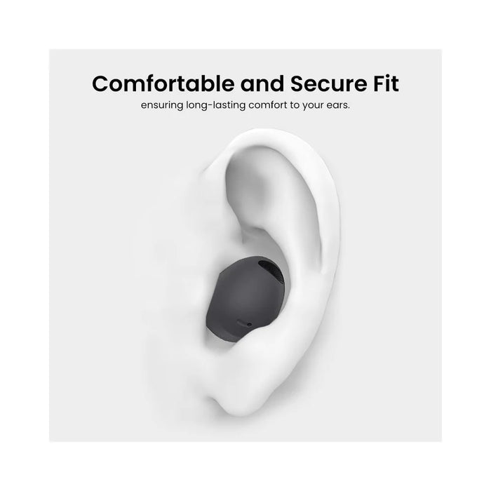 AHASTYLE WG36 3 Pairs Eartips For Samsung Galaxy Buds Pro Silicone Ear Caps Cushion Replacement, Size: S + M + L - Black - 5