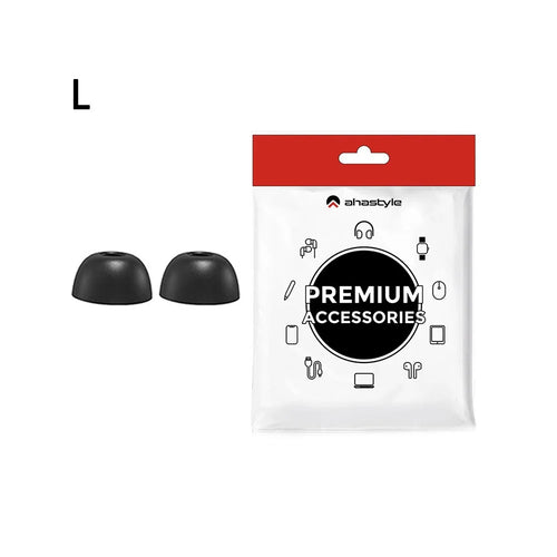 AHASTYLE WG36 1 Pairs Eartips For Samsung Galaxy Buds Pro Silicone Ear Covers Caps Cushion - Black / L - 1