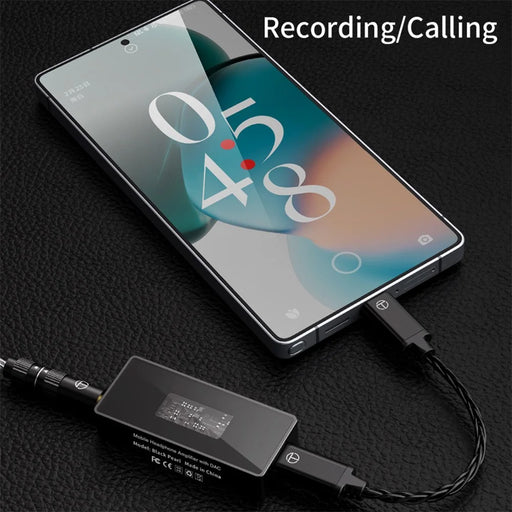 TRN Portable HiFi Digital Audio Decoder Amplifier DAC Dual Chip Headphone Dongle with LED Indicator - 2