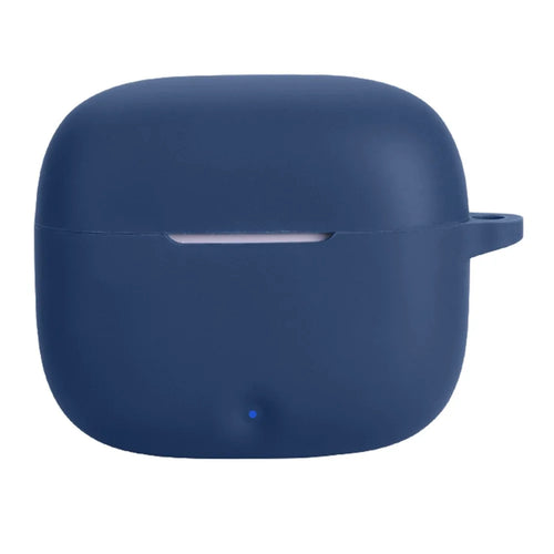 For Honor Choice GEG X7e Silicone Case Wireless Earphones Protective Cover with Anti-Lost Buckle - Dark Blue - 1