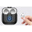 For Apple AirPods 4 Protective Case Switch Lock Earbuds Cover with Stand and Lanyard - Black - 5