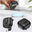 For Apple AirPods 4 Protective Case Switch Lock Earbuds Cover with Stand and Lanyard - Black - 6