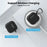 AHASTYLE WE36 For AirPods 4 Case Silicone Earbuds Protective Cover with Carabiner - Black - 3