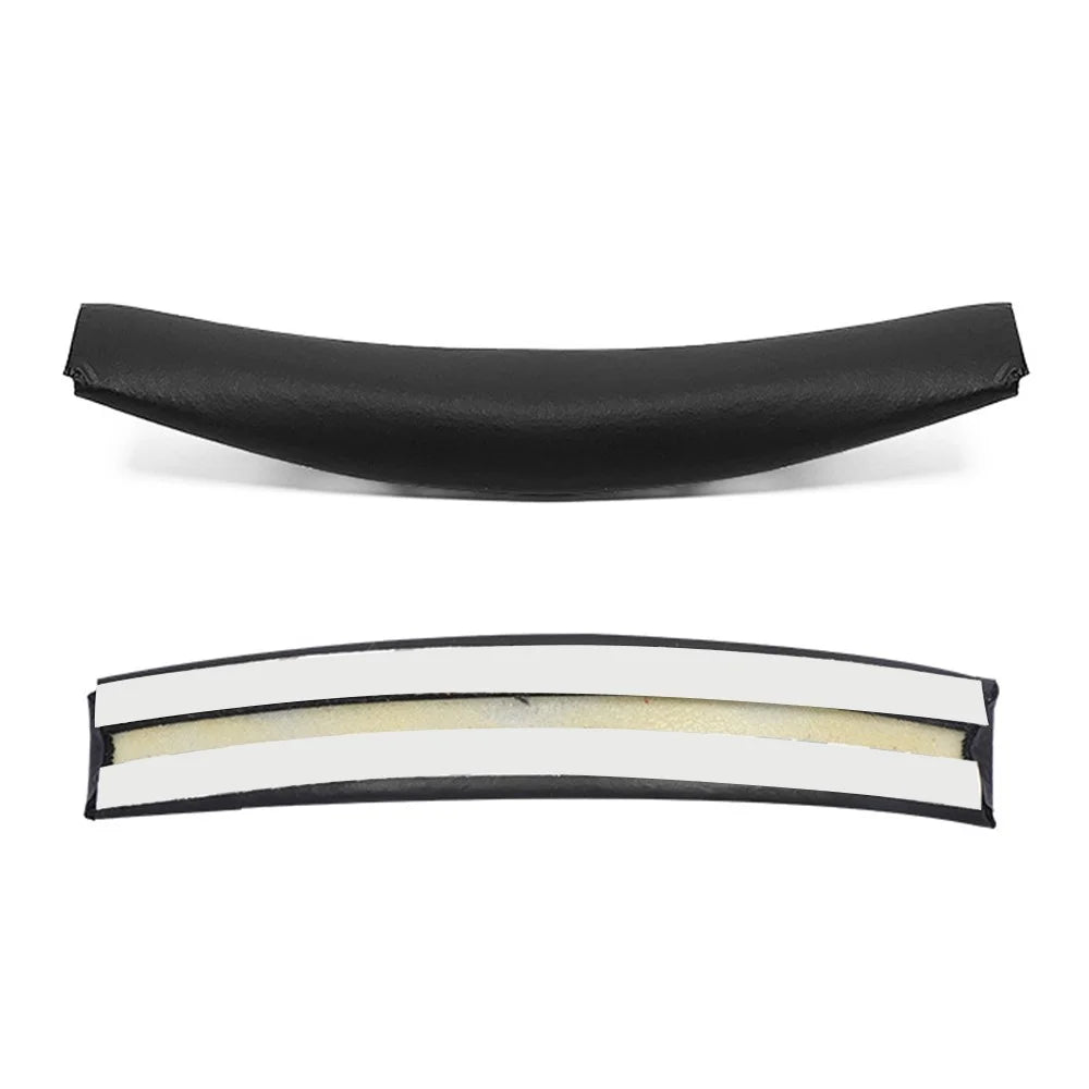 For JBL Tune 600BTNC Headphone Head Beam PU Leather Foam Headband Cushion Replacement Pad - Black - 1