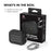 AHASTYLE PT115-PRO1 For AirPods Pro Silicone Case Earphone Protective Cover with Carabiner - Black - 7