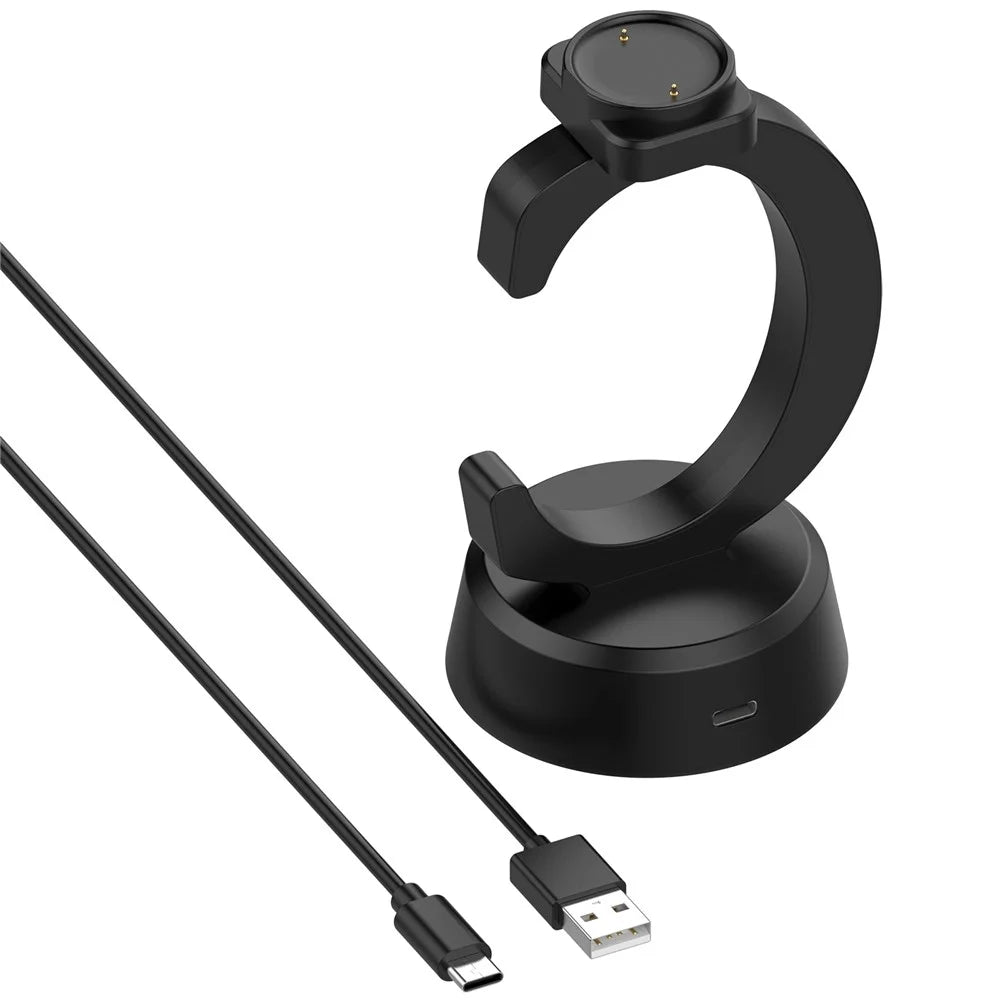 C-Shape Charging Dock for Huami Amazfit Active 2 Square / Active 2 / Bip 6 Watch Charger Charging Stand - 1