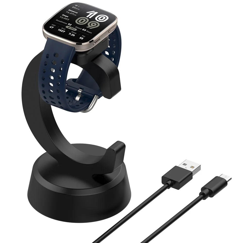 C-Shape Charging Dock for Huami Amazfit Active 2 Square / Active 2 / Bip 6 Watch Charger Charging Stand - 3