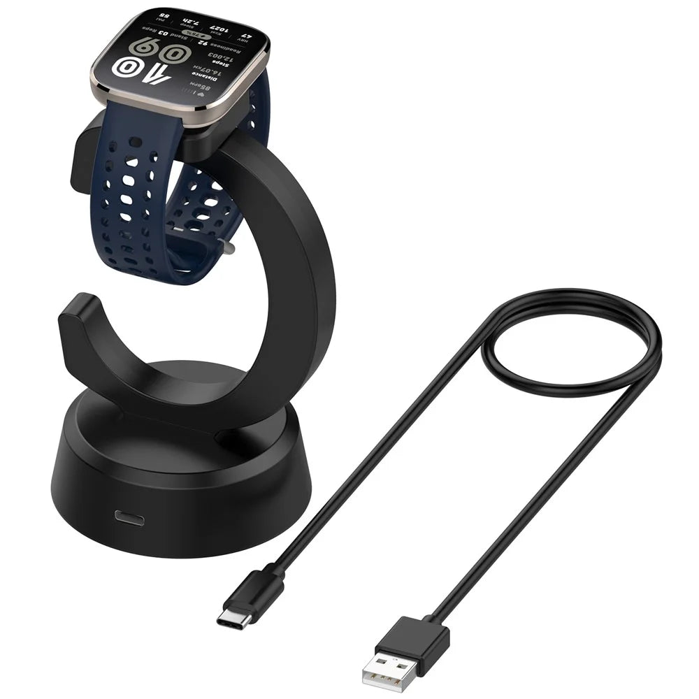 C-Shape Charging Dock for Huami Amazfit Active 2 Square / Active 2 / Bip 6 Watch Charger Charging Stand - 4