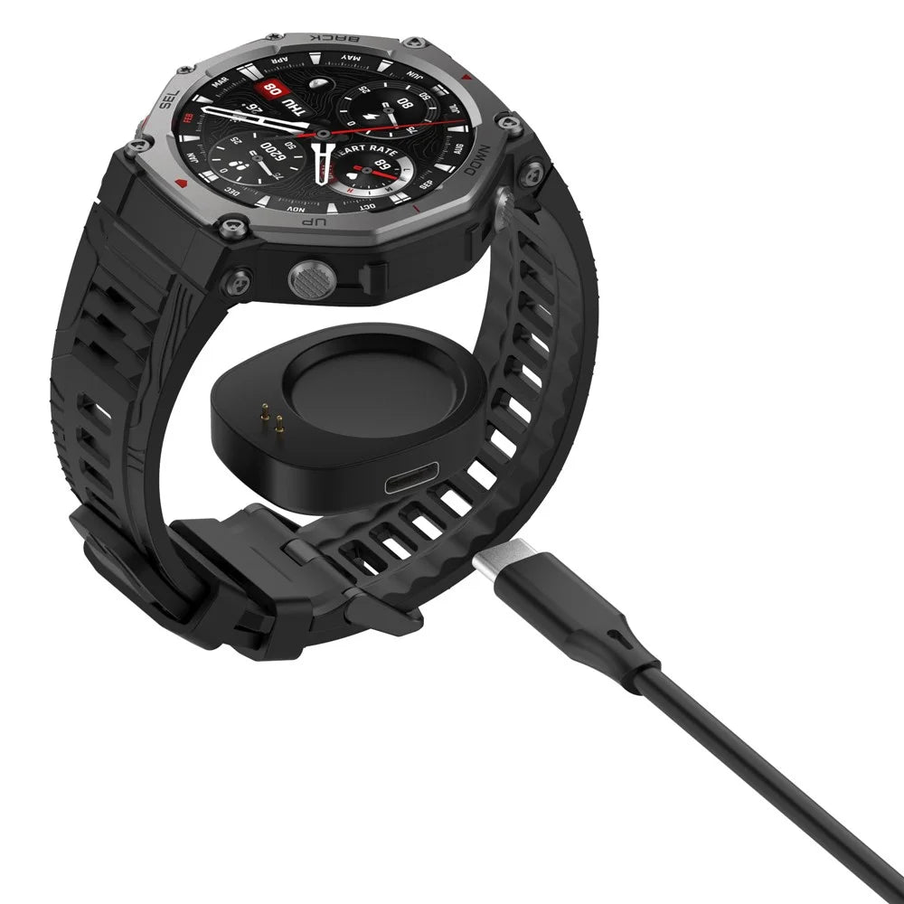 Magnetic Adapter for Huami Amazfit Helio Strap / Cheetah 2 Pro / Active 3 Premium / Active Max / T-Rex Ultra 2 / T-Rex 3 / Balance 2 / Balance Smartwatch Charging Connector - 2