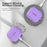 AHASTYLE WG158 For Samsung Galaxy Buds3 / Buds3 Pro Earphone Silicone Protective Case with Hanging Hook - Purple - 3