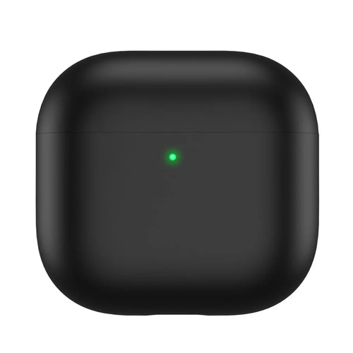 AHASTYLE WG172 For Apple AirPods 4 Silicone Case Earphone Anti-drop Protective Cover - Black - 1