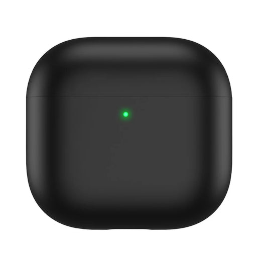 AHASTYLE WG172 For Apple AirPods 4 Silicone Case Earphone Anti-drop Protective Cover - Black - 1