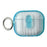 For Apple AirPods 4 Shell Texture Lock Buckle Protective Case PC TPU Earphone Cover - Transparent Blue + Transparent - 1
