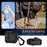 For AirPods 4 Case Compatible with MagSafe TPU PC Earbuds Cover with Carabiner  /  Stand - Black - 7
