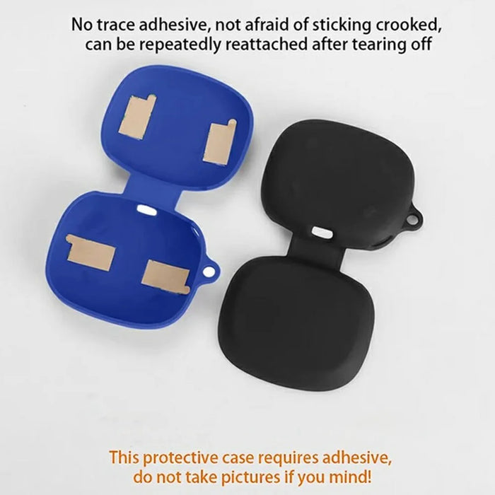 For JBL Endurance Zone Silicone Case Wireless Earphones Protective Cover with Anti-Lost Buckle - Blue - 2